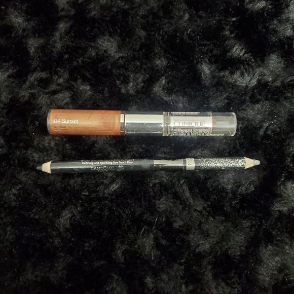Lancome Color DESIGN CRAYON DUO EYE‎ PENCIL DUO-SPARKLE AND CLINIQUE GLOSSWEAR - Picture 2 of 5